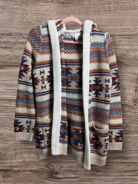 No Boundaries Sweaters - 🎈3/$20 No Boundaries southwestern long cardigan. Medium tan